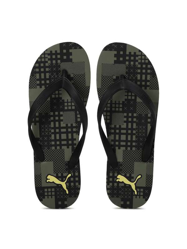 Puma black thong cheap flip flop