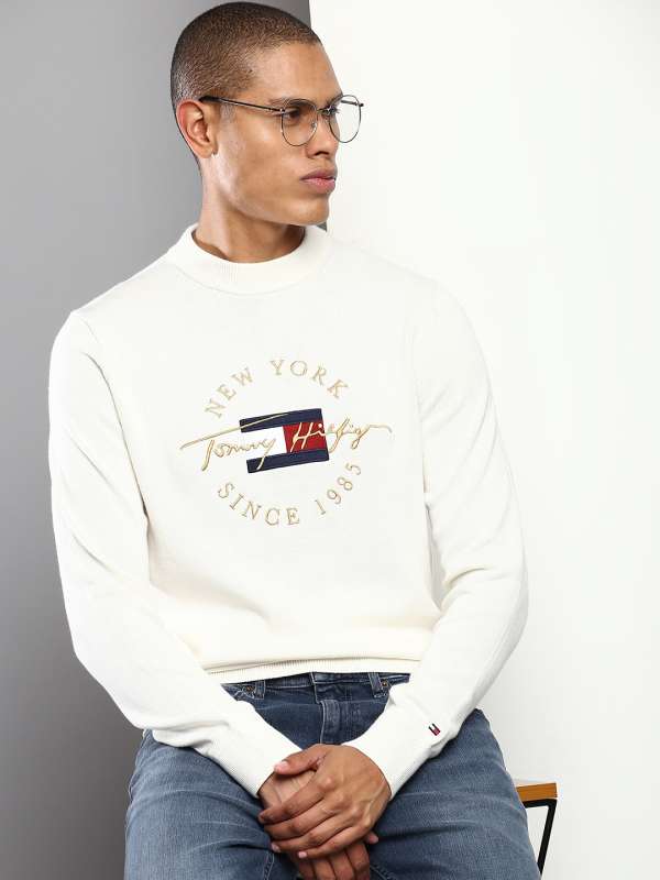 White tommy outlet hilfiger jumper