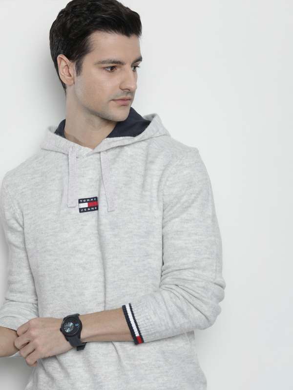 Tommy jeans grey jumper outlet