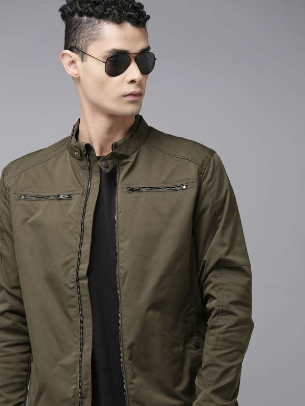 Kurti with leather jacket shop