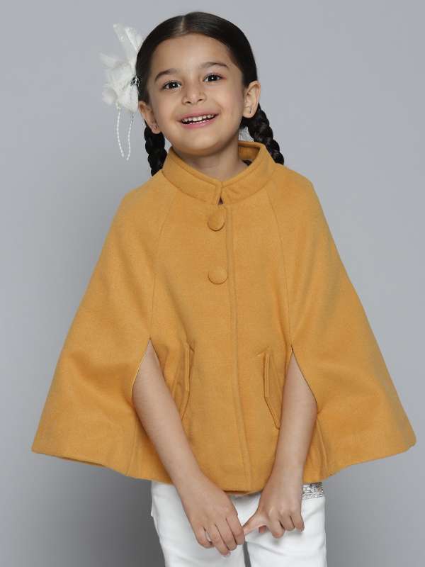 Girls cape new arrivals coats