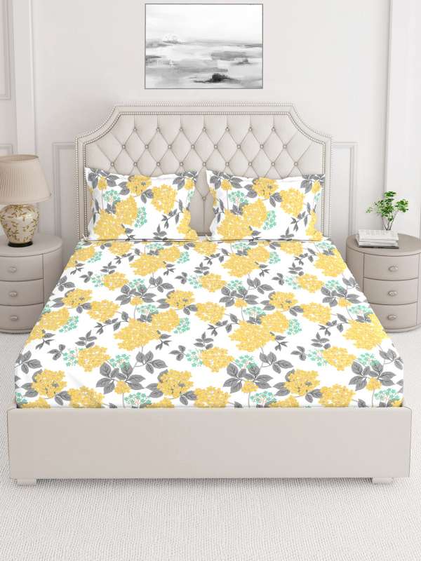 Double Bed Sheets Buy Double Bed Sheets online in India Myntra