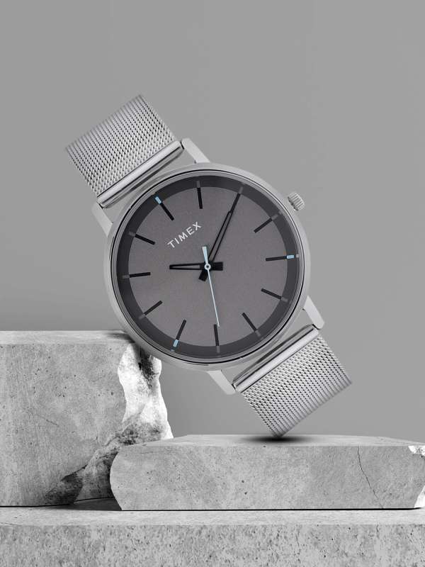 Timex grey top analog watch