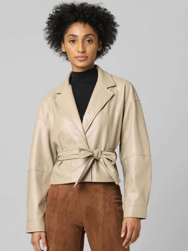 Only beige jacket online