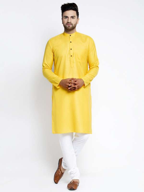 Light yellow kurta pajama best sale