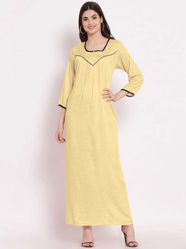 Golden night dress for girl 2025