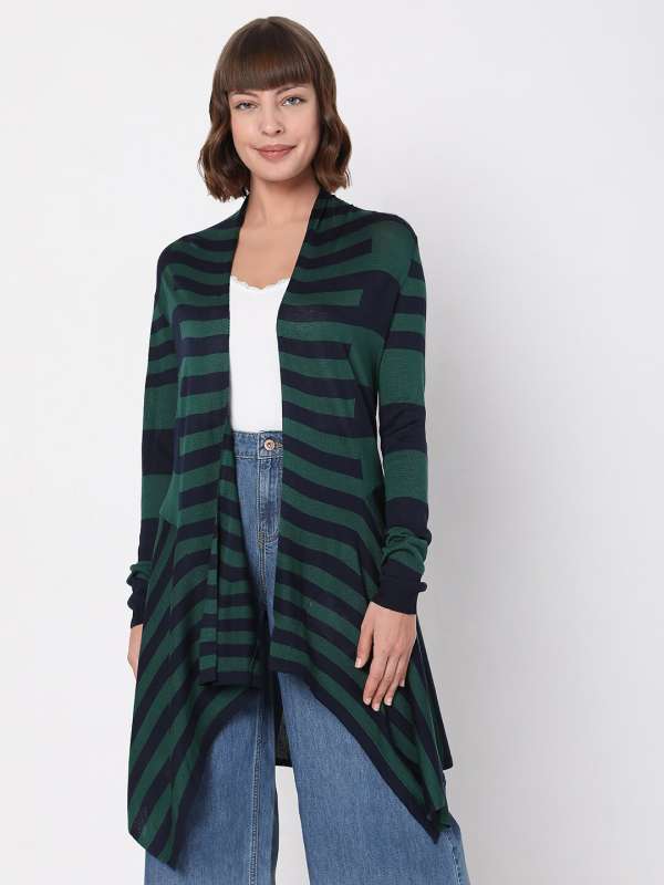 Green shrug online top