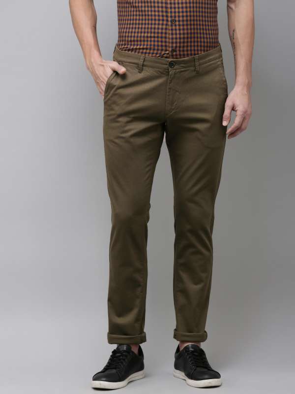 US Polo Association Mens Straight Fit Formal Trousers UFTR0142Khaki38W  x 36L  Amazonin Fashion