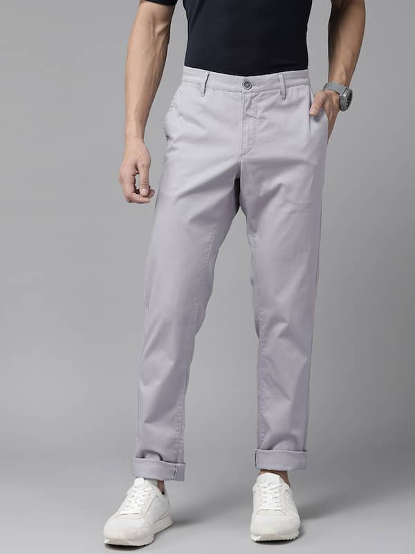 Limehaus | Ice Grey Slim Fit Men's Suit Trousers | Suit Direct