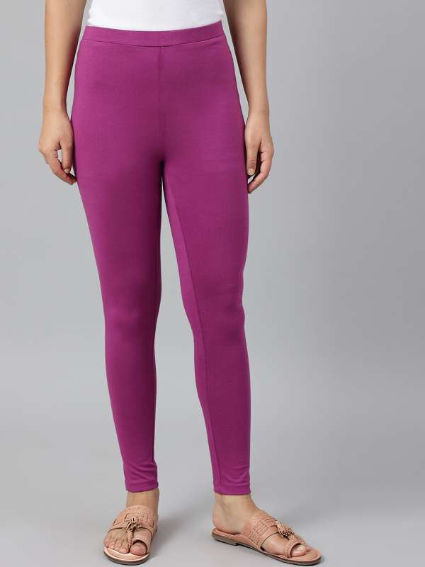 Buy SO CONVENIENT PURPLE YOGA PANTS for Women Online in India