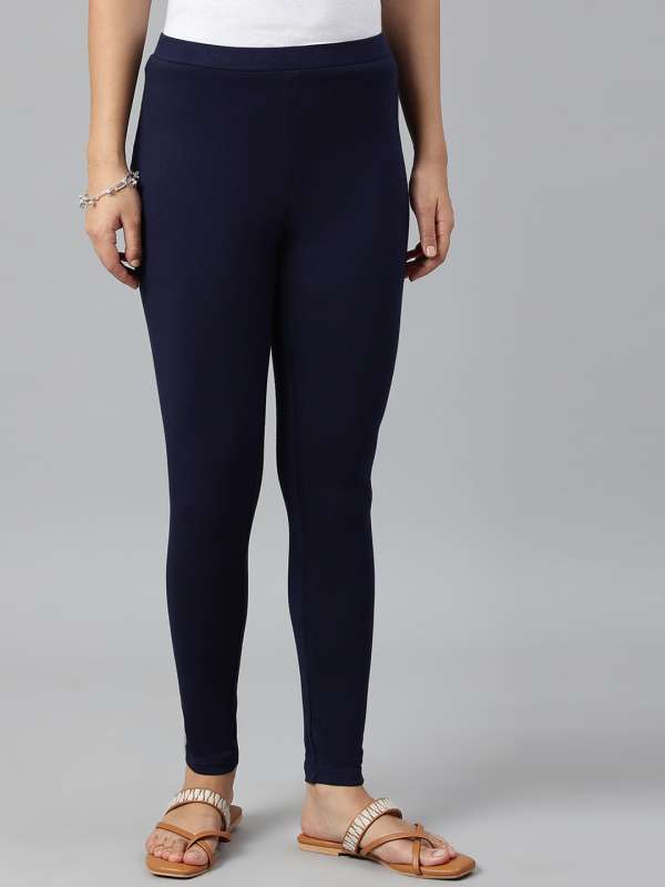 Navy blue color leggings discount