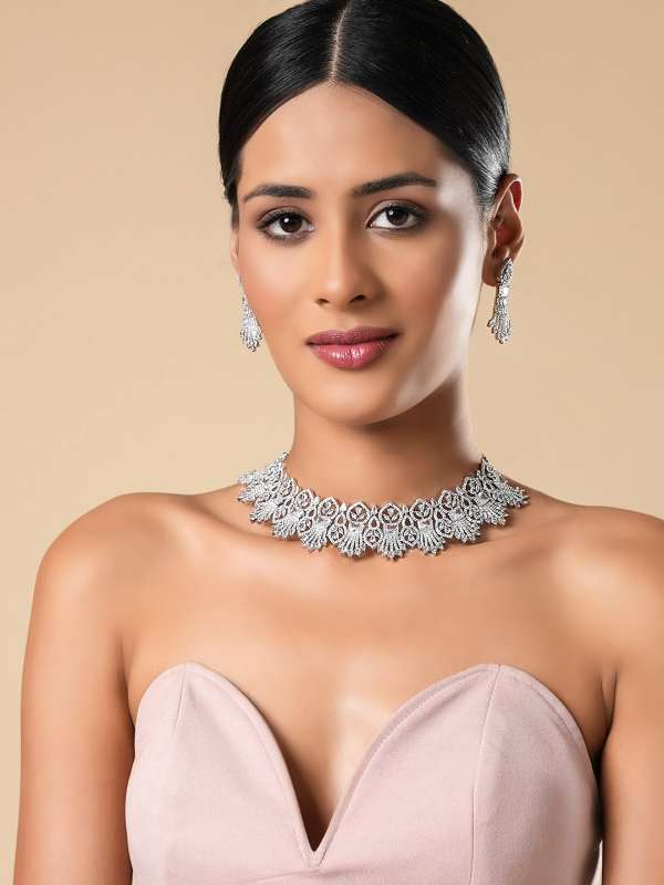 Bridal jewellery deals set myntra