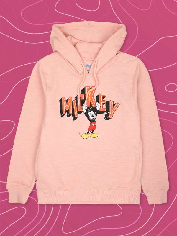 Pink mickey mouse sweatshirt shop