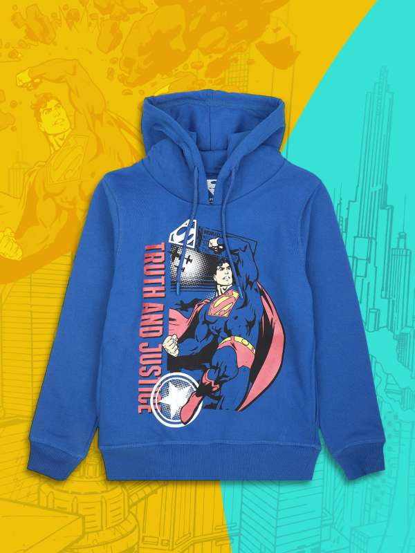 Kids superman hoodie discount