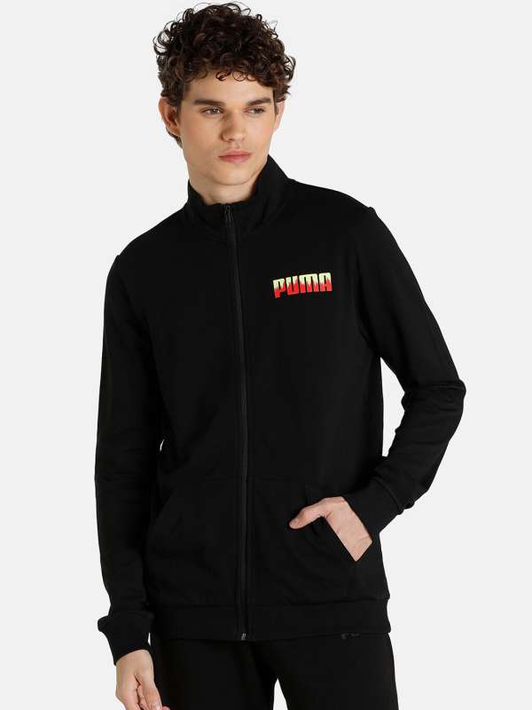 Sportking Black Solid Sweat Jacket Buy Sportking Black Solid Sweat Jacket online in India