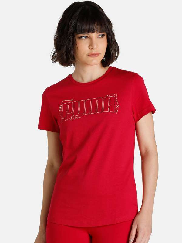 Puma Red Women Tshirts Tops Buy Puma Red Women Tshirts Tops online in India