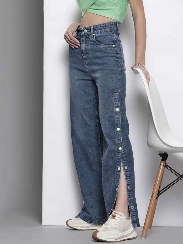 Women skinny jeans, high waist stretchable ladies denim pants