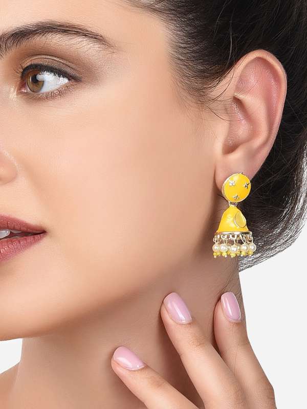 Zaveri Pearls Jhumkas Earrings Buy Zaveri Pearls Jhumkas