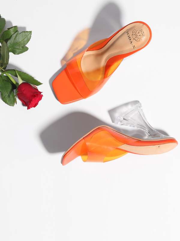 Orange suede hotsell sandals