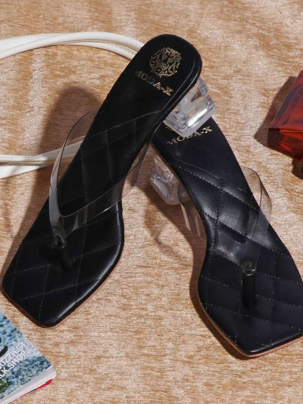 Chanel clear flip discount flops