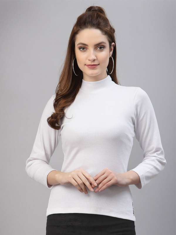 Turtle neck tops myntra store