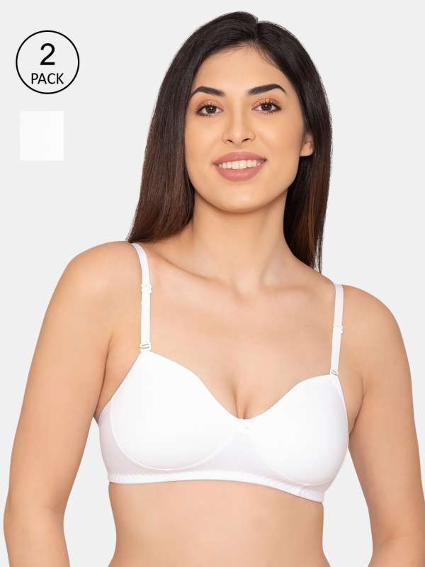 DressBerry Black Solid Non-Wired Lightly Padded T-shirt Bra DB-HNS-BRA-009A