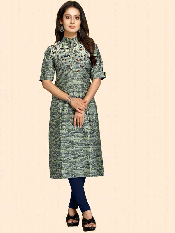 Denim Women Kurtas Buy Denim Women Kurtas online in India
