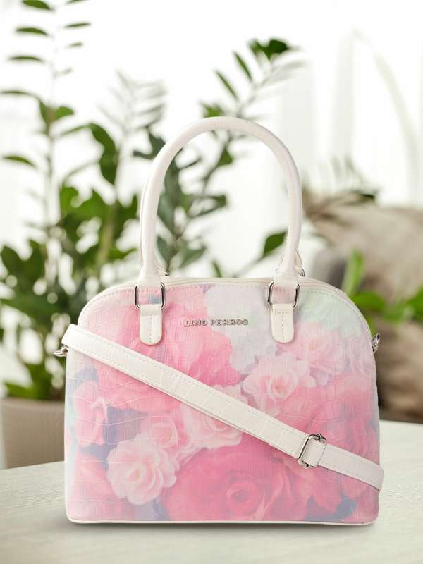 Lino Perros Pink Faux Leather Handbag: Buy Lino Perros Pink Faux Leather  Handbag Online at Best Price in India