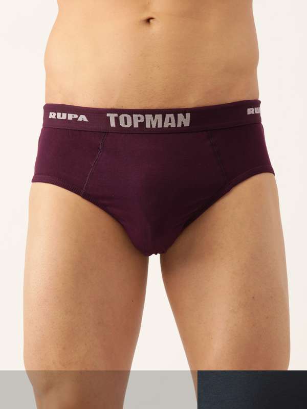 Buy Rupa Solid Briefs - Multi ,Pack Of 8 Online at Low Prices in India 