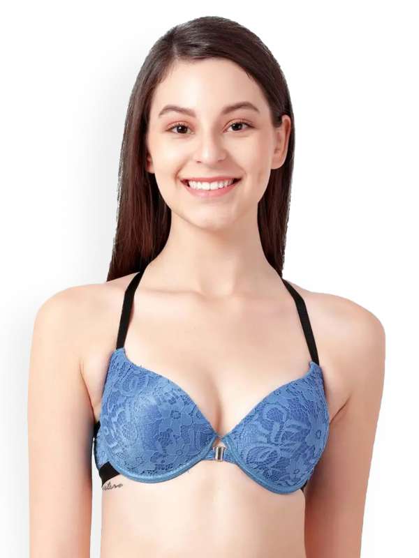 Buy StyFun Women Non-Wired Bra, Non-Padded, Full Coverage Bra, Cotton Bra,  Everyday Bras, Floral Print, Cup-B, Pack of 3, Blue Maroon Brown, Cup- B,  Size- 40 Online In India At Discounted Prices