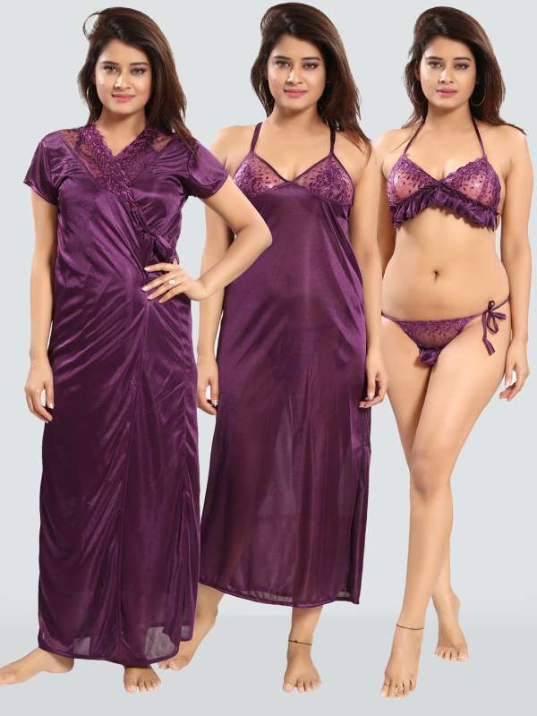 Purple night deals dress