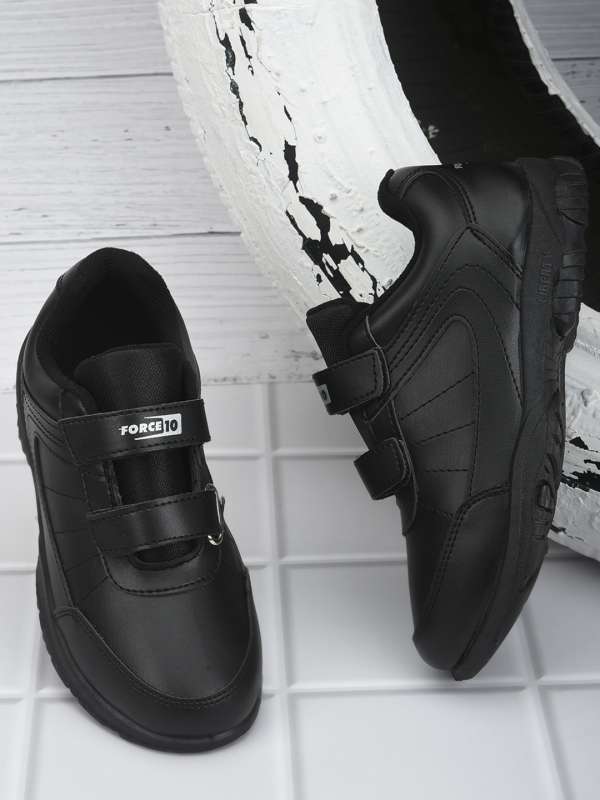 Black velcro school shoes online hot sale