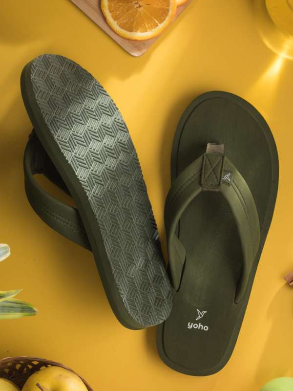 Grass cheap slippers myntra