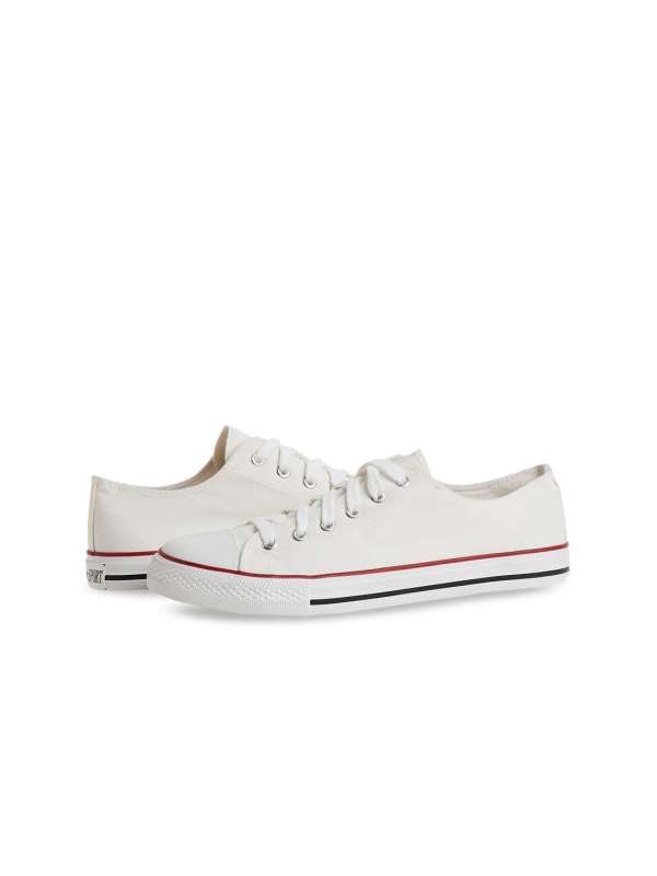 White Canvas Pt Shoes Buy White Canvas Pt Shoes online in India