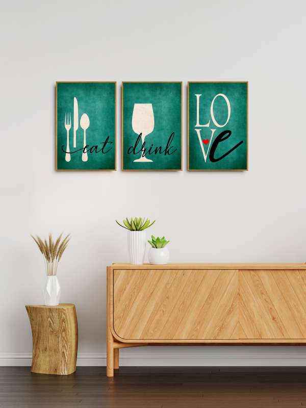 Buy Black Wall & Table Decor for Home & Kitchen by 999store Online