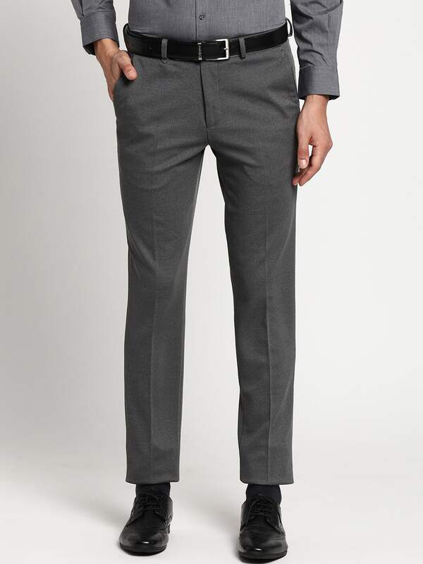Buy Cloudy grey trousers mens online – DAKS NEO CLOTHING CO.INDIA