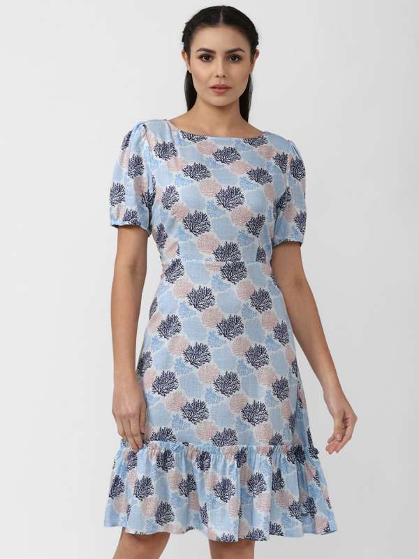 Van heusen blue dress online