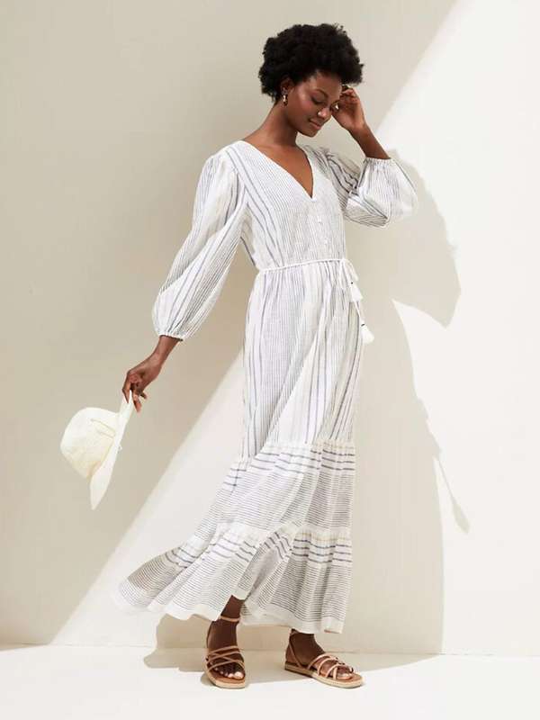 Marks Spencer Off White Dresses - Buy Marks Spencer Off White Dresses  online in India