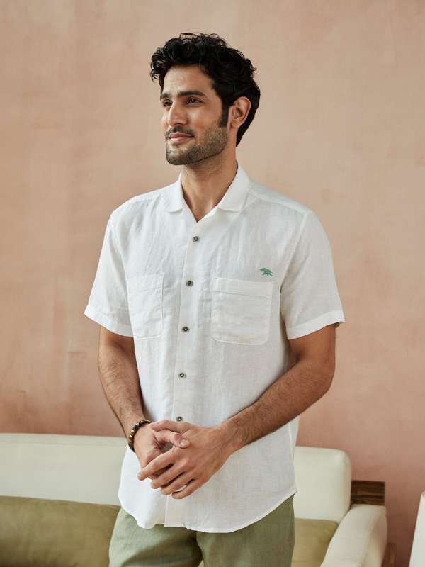 White Linen Shirts - Buy White Linen