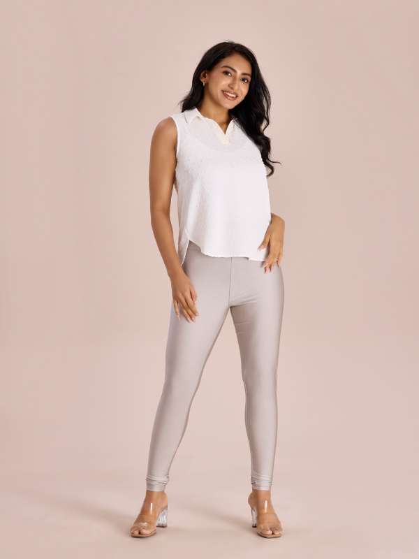Silver Leggings Buy Silver Leggings online in India