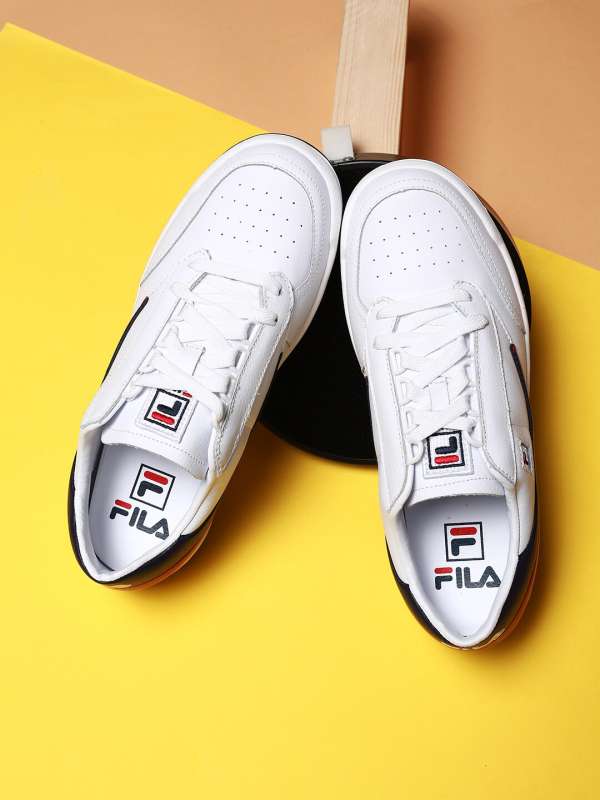 Fila White Shoes Buy White Fila Sports Casual Shoes Myntra