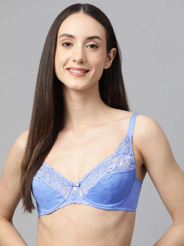 Buy Marks & Spencer Padded Wired Full Coverage Lace Bra - Rich Amber at  Rs.1200 online
