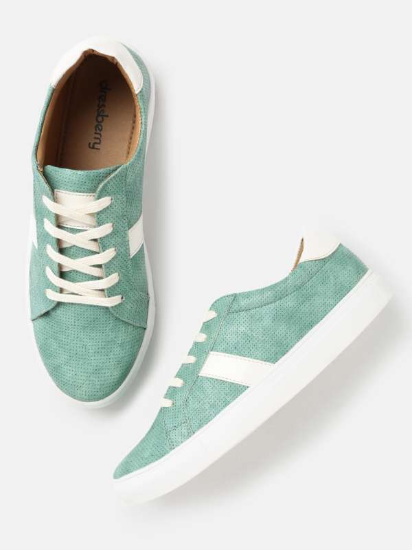 sea green colour shoes