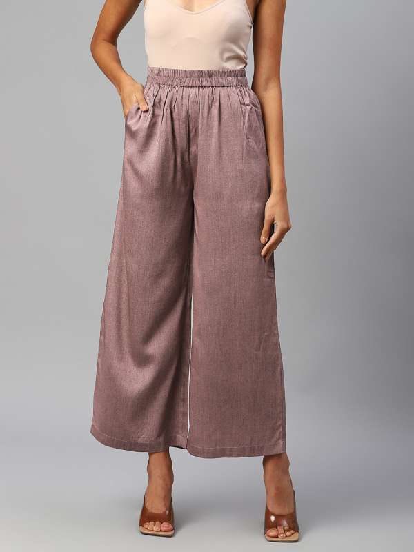 Palazzo pants with top myntra hot sale