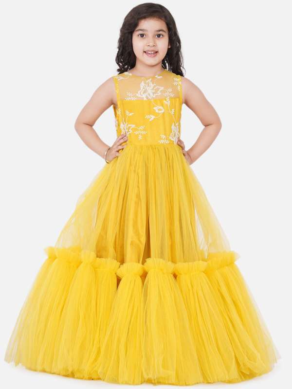 discount 85% DULCES formal dress KIDS FASHION Dresses Print Yellow 3-6M 