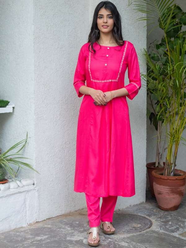 Boat Neck Churidar Kurtas Buy Boat Neck Churidar Kurtas online in India