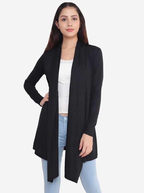 Black shrug myntra discount