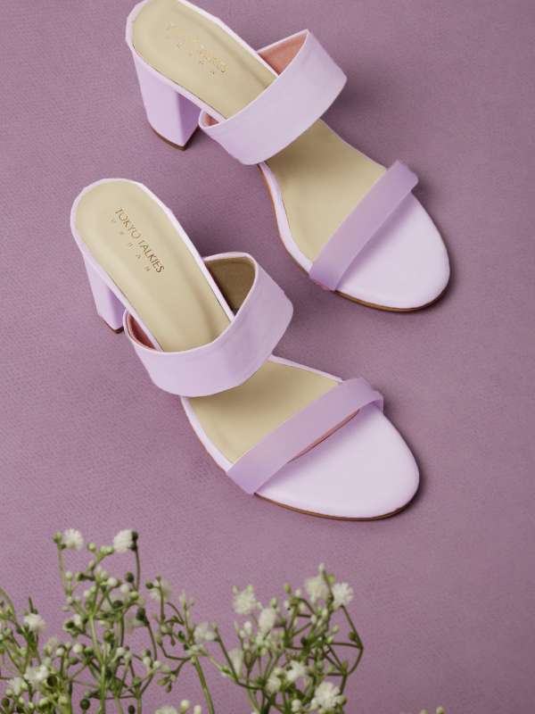 Lilac sandal hotsell heels