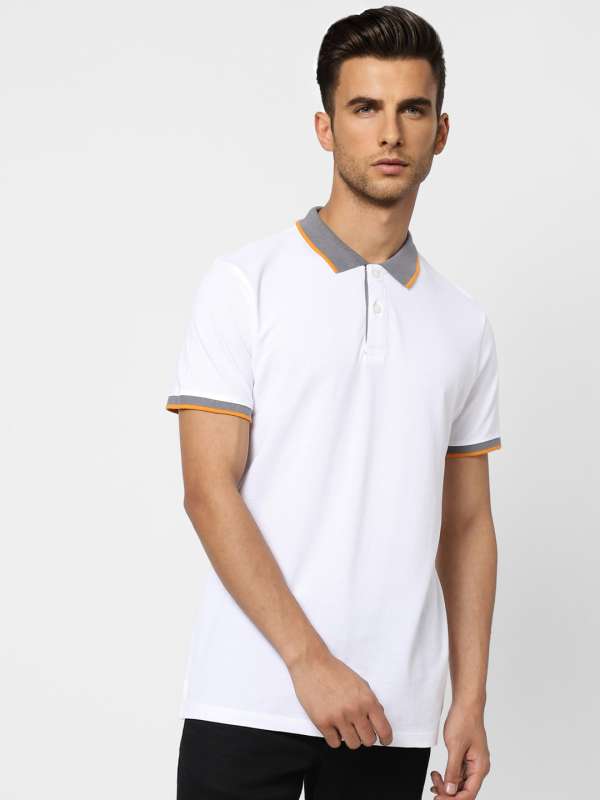 Jack jones sales white polo shirt