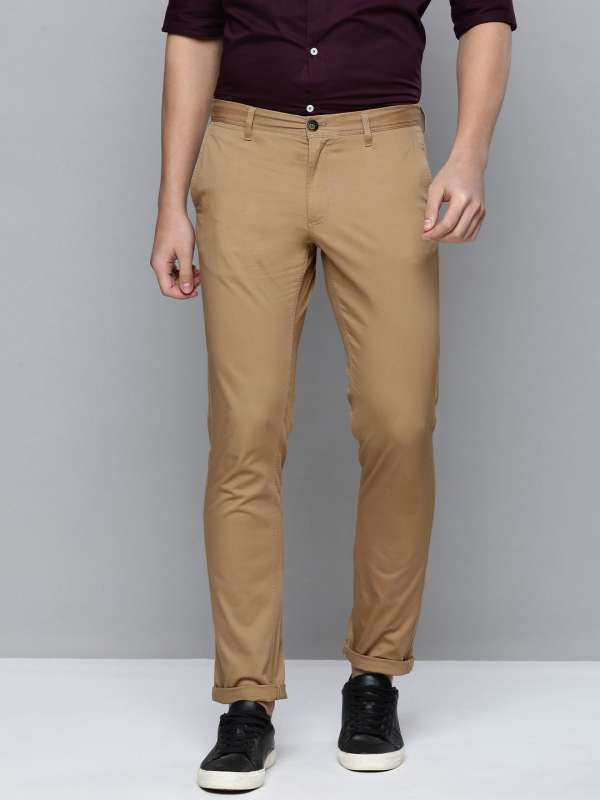 KILLER Slim Fit Men Khaki Trousers  Buy KILLER Slim Fit Men Khaki Trousers  Online at Best Prices in India  Flipkartcom